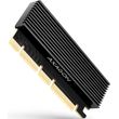 axagon pcem2 xs pci e 30 16x m2 ssd nvme up to 80mm ssd low profile heatsink photo