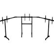 next level racing nlr a010 free standing triple monitor stand 3 x 32 to 65  monitors with vesa photo