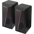 esperanza egs106 usb speakers 20 led rainbow nortec photo