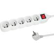 esperanza elk214w power strip 5 mprizes me diakopti 15m white photo