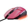 trust gxt109p felox gaming mouse pink photo