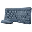 trust lyra wl keyboard mouse blue us photo