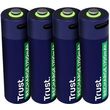 trust usb c rechargeable batteries 4 pieces aa photo