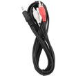 lamtech 35mm stereo to rca plug cable 15m retail pack lam020830 photo