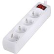 lamtech power strip with switch 4 outlets white 15m lam023718 photo