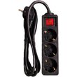 lamtech power strip with switch 3 outlets black 15m lam023701 photo