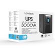 lamtech ups with avr and lcd display 3000va 4x12v 9ah 3xschuko 3xiec usb rj45 port lam113546 photo