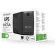 lamtech ups with avr 650vcpu 12v7ah 2 schuko socket lam041317 photo