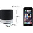 lamtech bluetooth speaker led light with fm black lam022100 photo