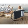 lamtech 2 band fm am radio with earphones jack black lam112549 photo