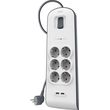 belkin bsv604vf2m surge plus white 6 ac outlets 24a usb 650j 2m photo