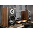 magnat monitor s30 ixeia bibliothikis 65 100w rms dyo dromon hi fi walnut zeygos photo