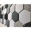 audiodesigner pet hexagon 12 ixoaporrofitika panel 20 cm black grey 2 tm benzinokolla set photo