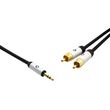 oehlbach i connect j kalodio ixoy foritis syskeyis 35mm jack 2 x rca 3m black temaxio photo