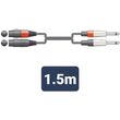 26j 2xf150 kalodio ixoy 2 x xlr female 2 x 63mm mono jack plugs 15m temaxio photo