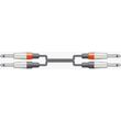 2m6j j600 kalodio ixoy 2 x 63mm mono jack plugs 2 x 63mm mono jack plugs 6m temaxio photo