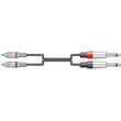 m6j 2r150 kalodio ixoy 63mm mono jack plug 2 x rca plugs 15 m temaxio photo