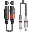 chord 2r 2xf150 kalodio ixoy 2 x xlr female 2 x rca plugs 15m temaxio photo