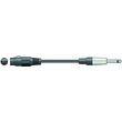 citronic xf m6j300bk classic microphone leads xlr female 63mm mono jack plug 3m temaxio photo