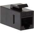 logilink keystone coupler cat6 utp 2xrj45 black photo