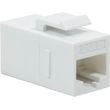 logilink keystone coupler cat6 utp 2xrj45 white photo