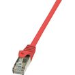 logilink patch cable cat5e f utp 025m red photo