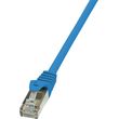 logilink patch cable cat5e f utp 050m blue photo