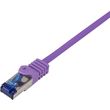 logilink patch cable cat6a s ftp ultraflex 3p ghmt certified purple 10m photo