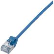 logilink patch cable cat6a tpe slimline blue 03m photo