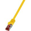 logilink patch cable cat6 s ftp yellow 025m primeline photo