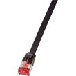 logilink patch cable flat cat6a shielded 050m black photo