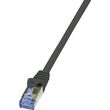 logilink patch cable with cat7 black 05m photo