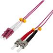 logilink fiber patch cord om4 lc st 1m duplex photo