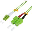 logilink fiber patch cord om5 lc sc 15m duplex photo