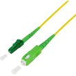 logilink fiber simplex patch cord os2 sm g657a2 sc apc to lc apc 10 m photo