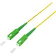 logilink fiber simplex patch cord os2 sm g657a2 sc apc to sc apc 15 m photo