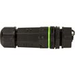 logilink outdoor fiber optic simplex sc connector with cable gland and dust cap photo
