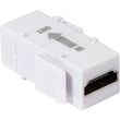 logilink hdmi keystone coupler a f to hdmi a f 4k 30 hz repeater white ean 4052792043679 photo