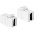 logilink hdmi keystone coupler a f to hdmi a f white ean 4052792027976 photo