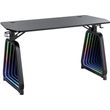 white shark gaming desk with usb light effects medusa medusa photo