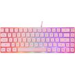white shark rgb gaming membrane keyboard ronin pink gk 2201p photo