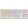 white shark mechanical keyboard gk 2106 white blue switch commandos w bl photo