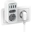 tessan 6 in 1 wall socket 1xschuko 1xeu socket 3xusb 1xtype c ts 328 de c photo