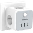 tessan 6 in 1 powercube socket 3xschuko 2xusb 1xtype c ts 301 de c photo