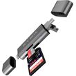 icy box otg 2 port card reader anthracite ib cr200 c photo
