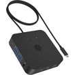 icy box 12 in 1 type c dock with pd up to 100w black ib dk4090 c photo