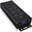 icy box 7 port usb 32 hub with 1xqc30 2xfast charge ports ib hub1703 qc3 photo