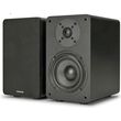 aiwa passive hifi bookshelf speakers black sp a100 photo