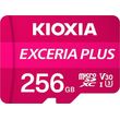 kioxia 4k micro sd 256gb exceria plus uhs i u3 with adapter m303 lmpl1m256gg2 photo