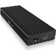 icy box type c usb 32 gen2 to nvme sata ssd enclosure toolless ib 1817mct c31 photo